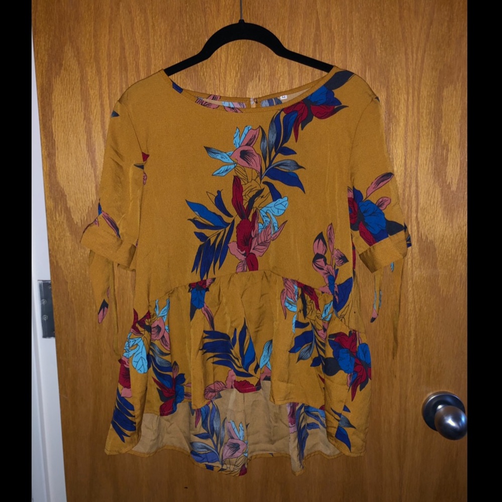 Floral Babydoll Blouse